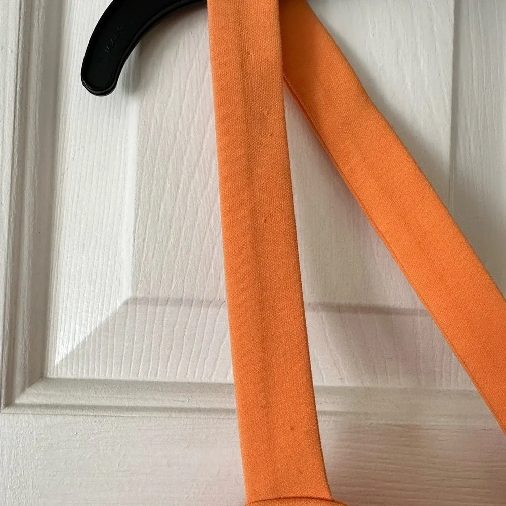 Likely ‘Nahla’ mini dress in tangerine orange. From Revolve. Size 10. - Picture 6 of 8